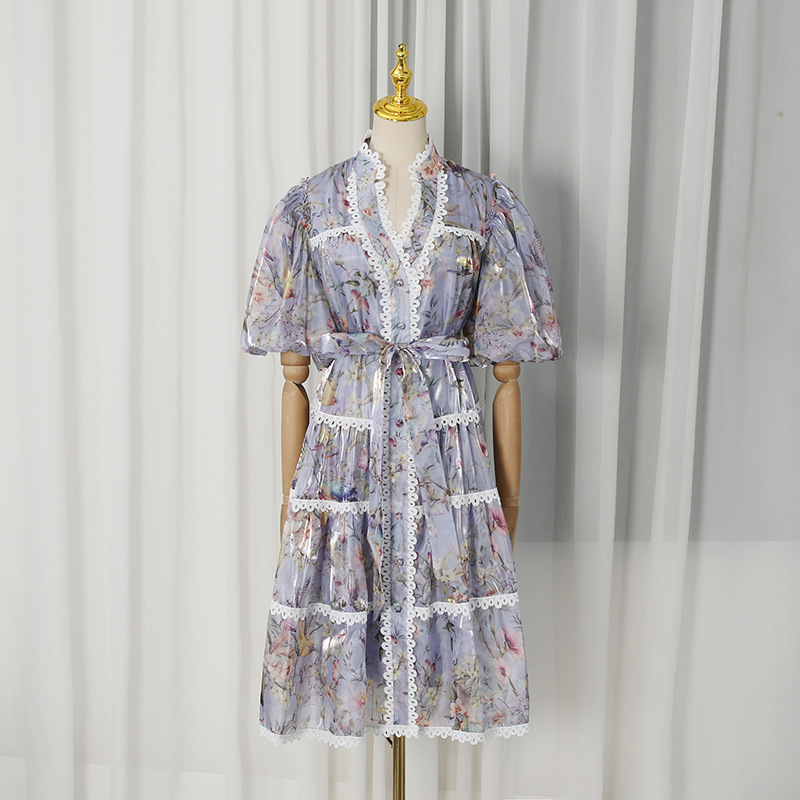 ZAMOR French Vintage Floral Te - French Vintage Floral Midi Dress review and price