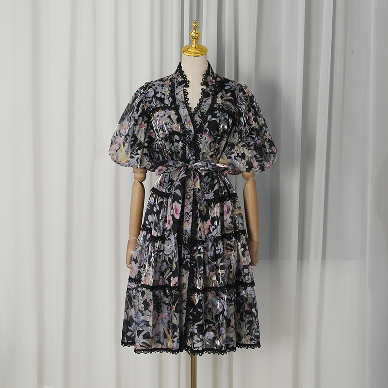ZAMOR French Vintage Floral Te - French Vintage Floral Midi Dress review and price
