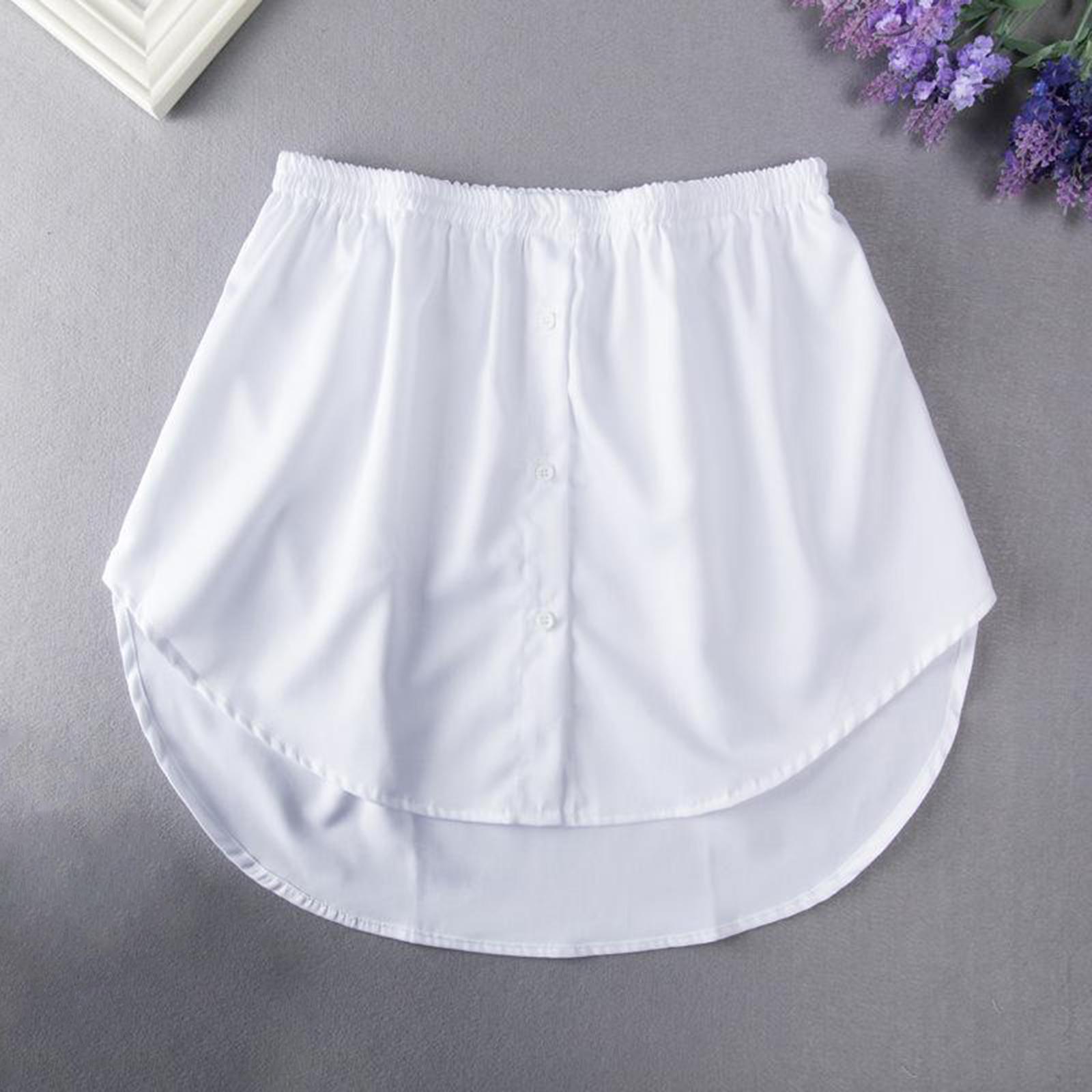 Detachable Waist Skirt Faux Bl - Blouses review and price