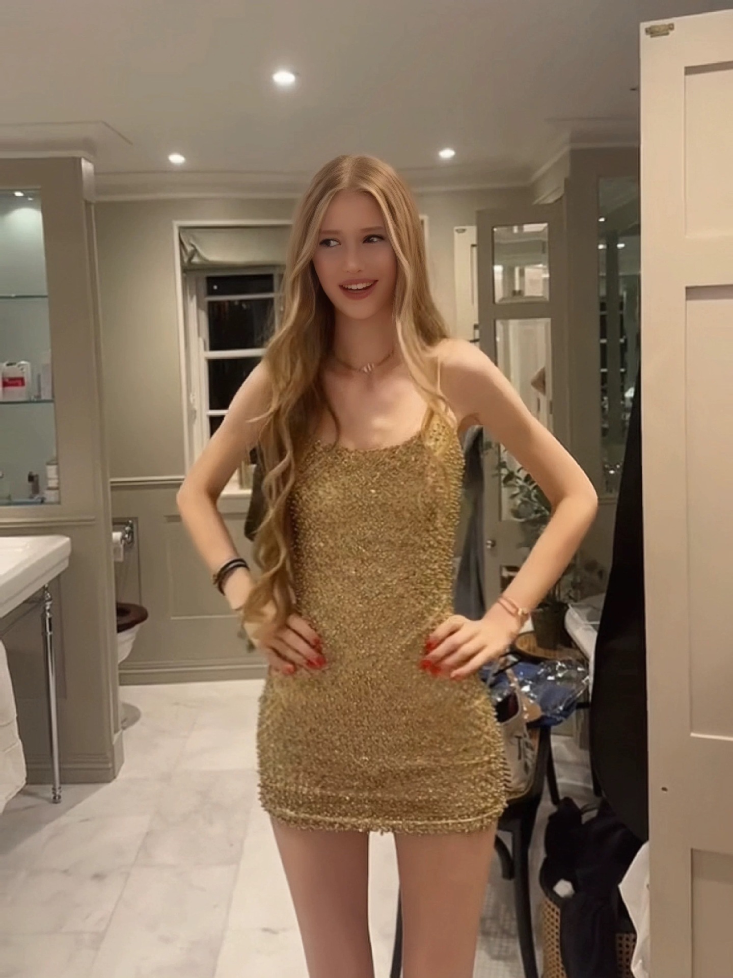 Women Sparkly Rhinestone Embel - Sparkly Rhinestone Club Party Dress review and price