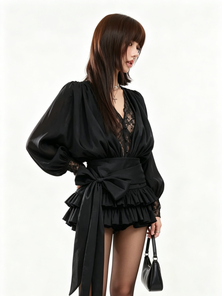 Autumn French Vintage Elegant  - French Vintage Floral Midi Dress review and price