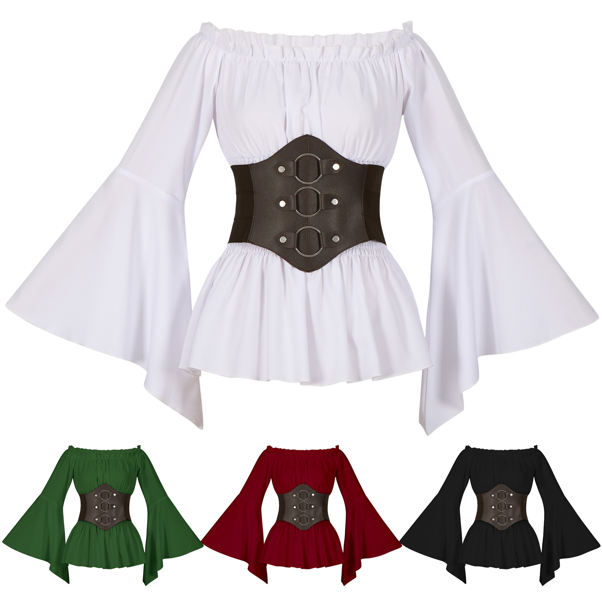 Medieval Victorian Pirate Shir - Blouses review and price