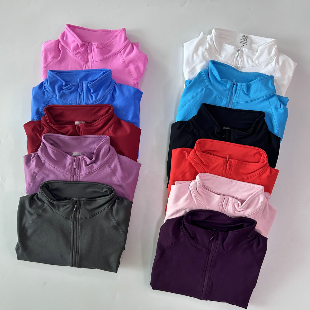 No Logo Yoga Jacket With Half  - Blouses review and price