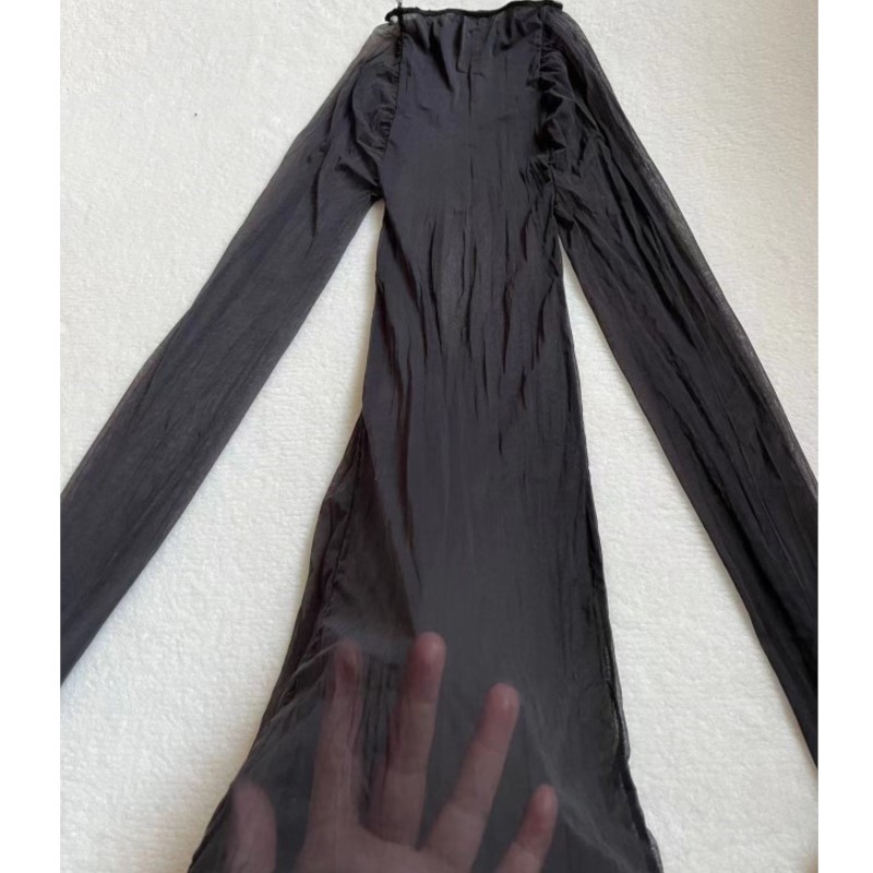 Transparent Smooth Sexy Bodyst - Sexy Mesh Sheer Bodycon Dress review and price