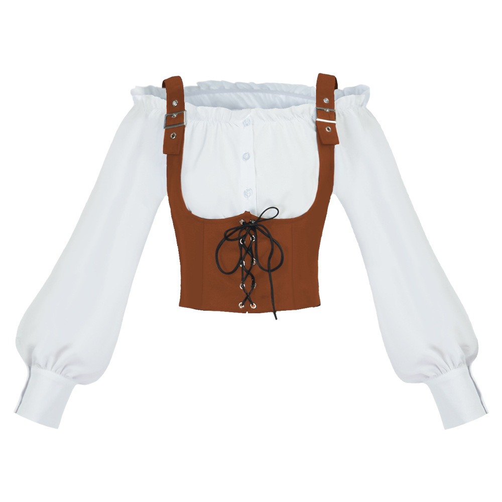 Retro Western Style Women Blou - Blouses review and price