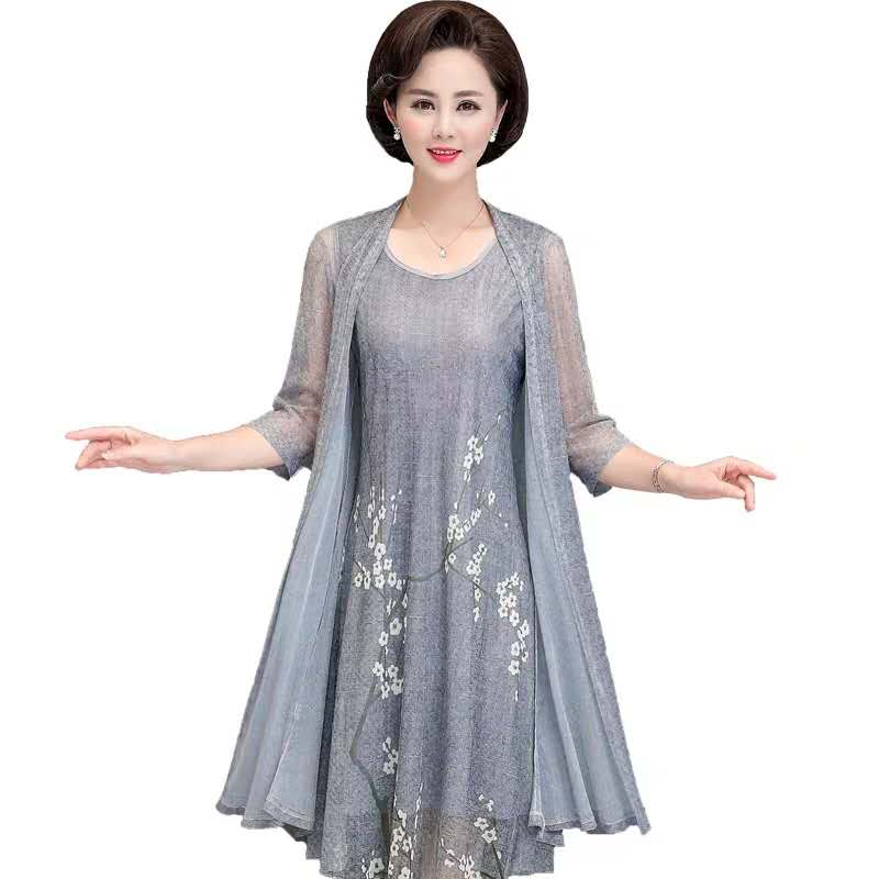 summer cotton linen 2 piece se - French Vintage Floral Midi Dress review and price
